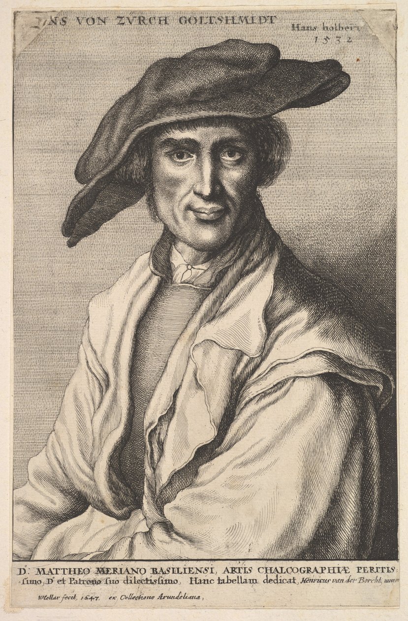 Hans von Zurich Goltshmidt, 1647. tekijältä Wenceslaus Hollar
