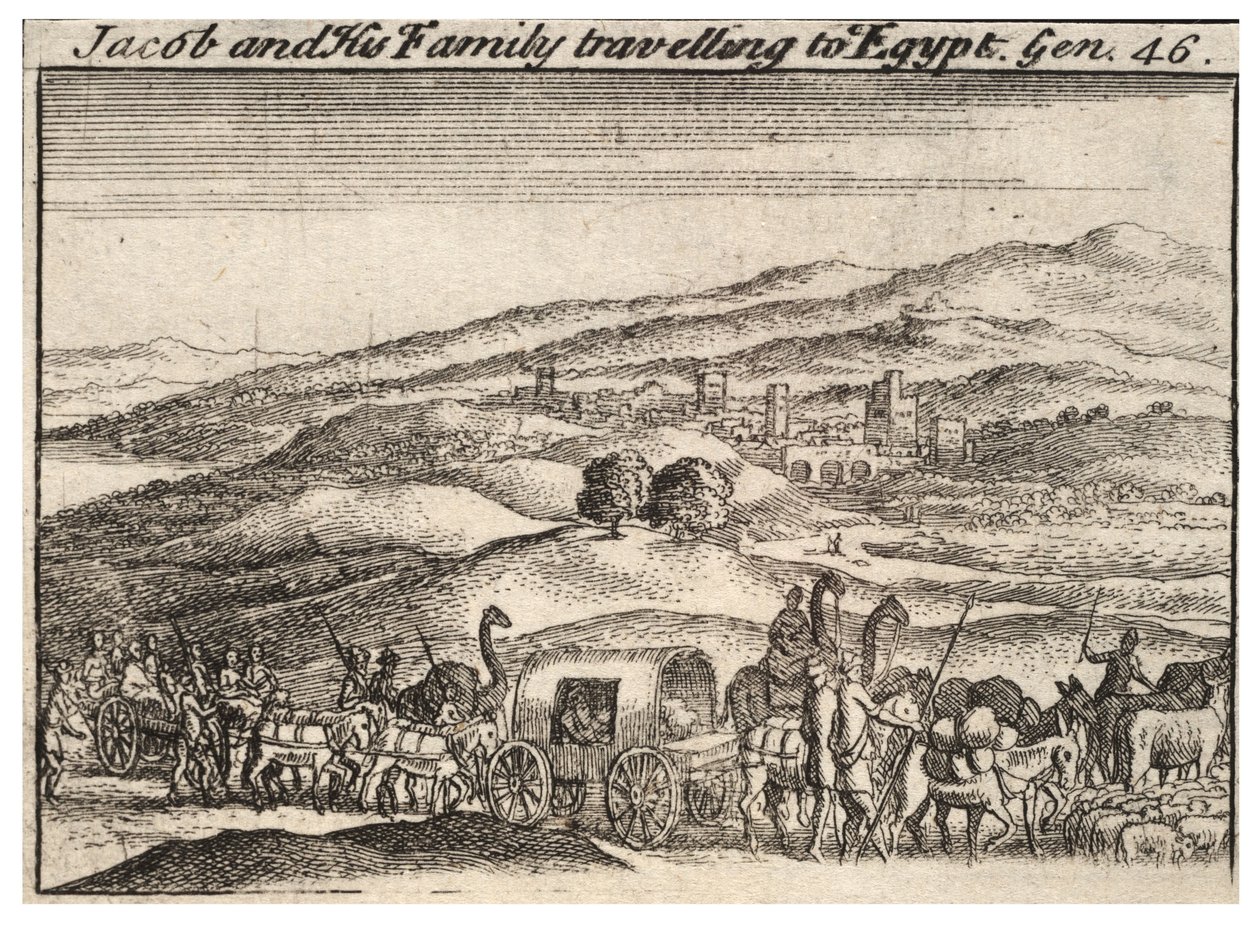 Jaakob matkustaa Egyptiin. Valtio 3 tekijältä Wenceslaus Hollar