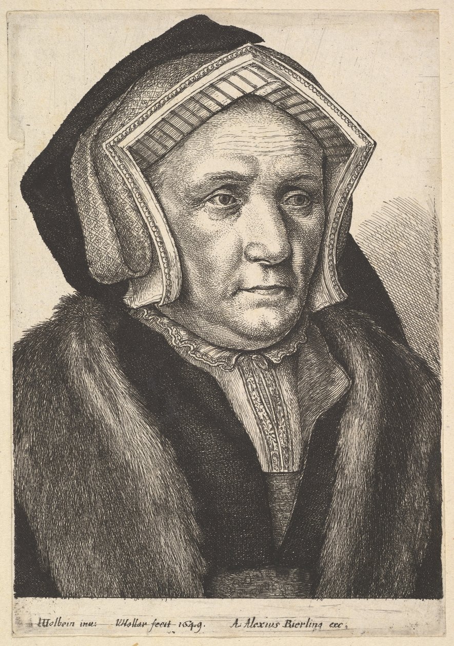 Lady Mary Butts, 1649. tekijältä Wenceslaus Hollar