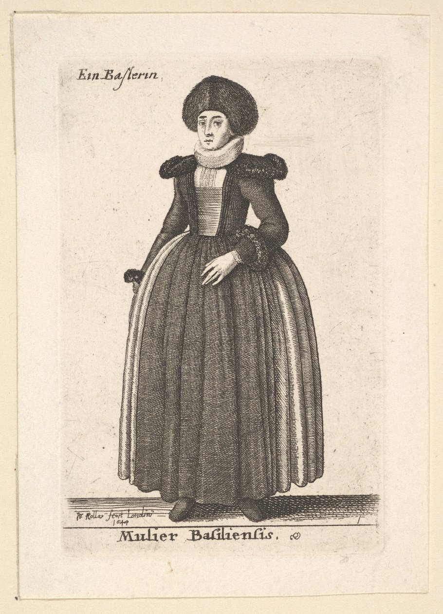 Baselin nainen tekijältä Wenceslaus Hollar