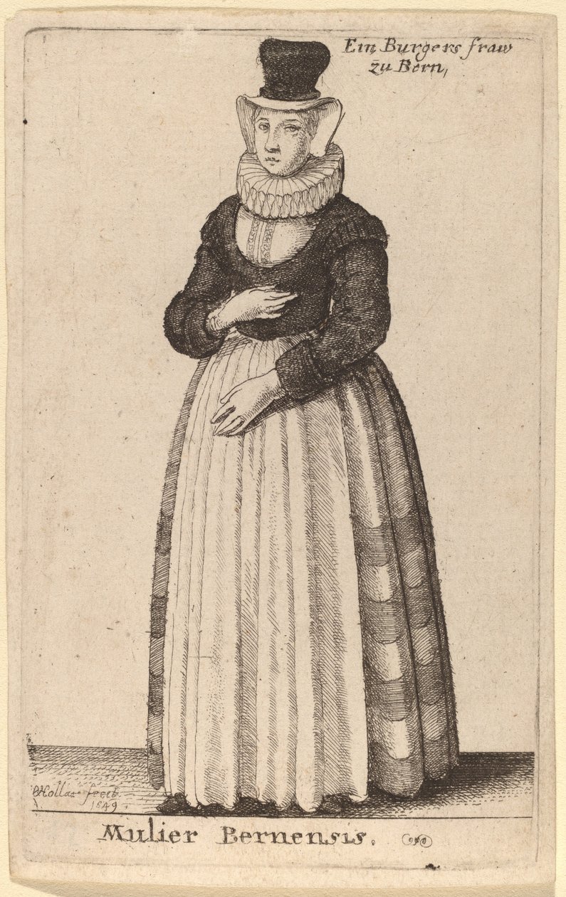 Bernin nainen tekijältä Wenceslaus Hollar