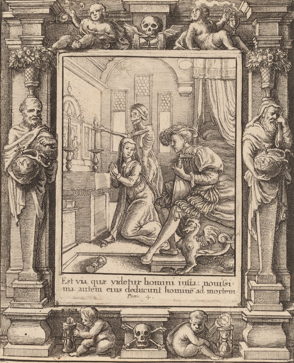Nunna, 1651. tekijältä Wenceslaus Hollar