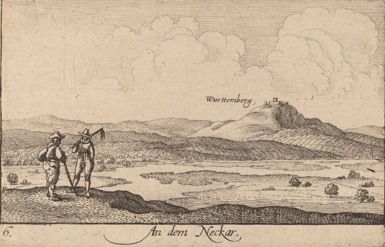 Neckarissa, 1635. tekijältä Wenceslaus Hollar