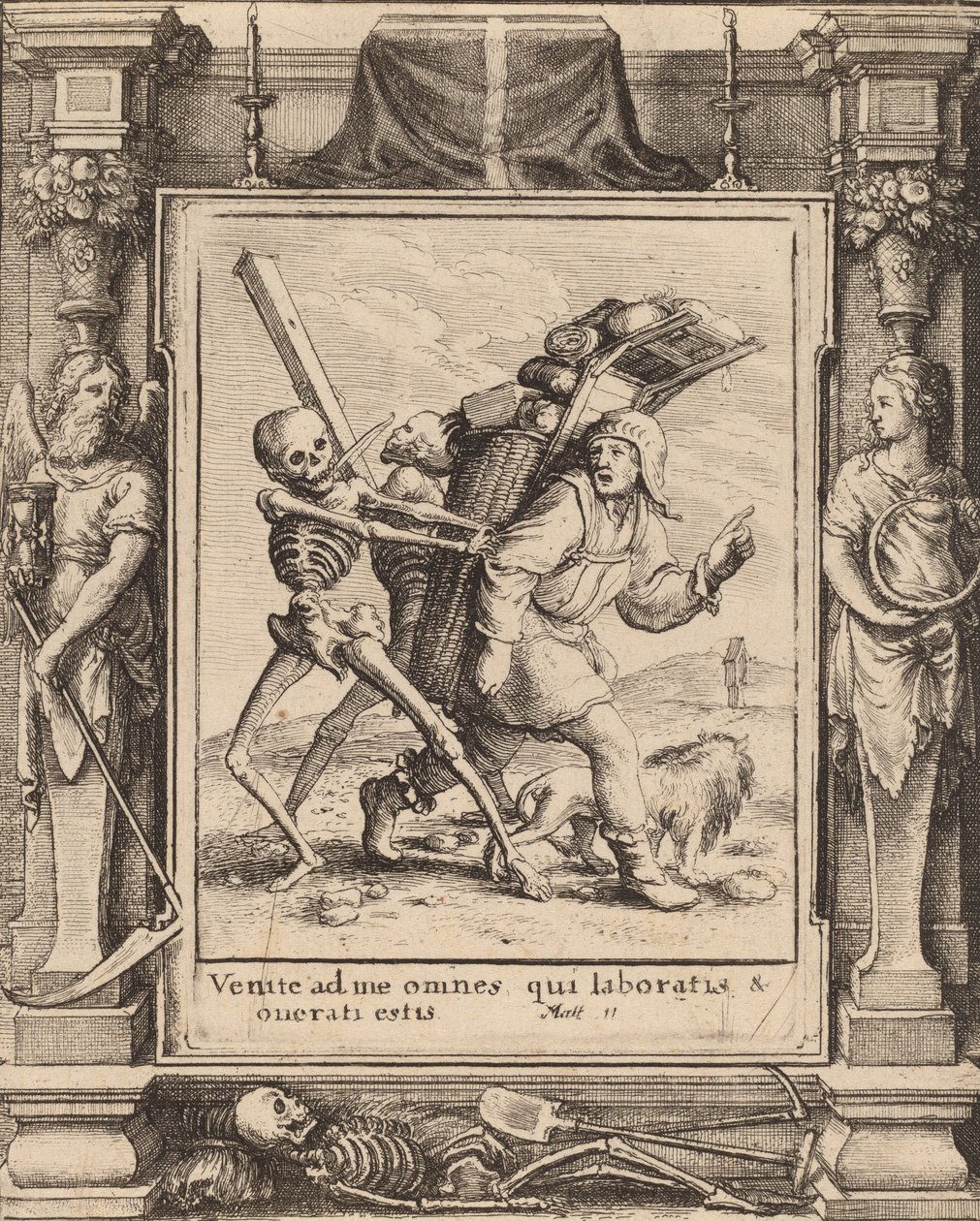 Kauppias, 1651. tekijältä Wenceslaus Hollar