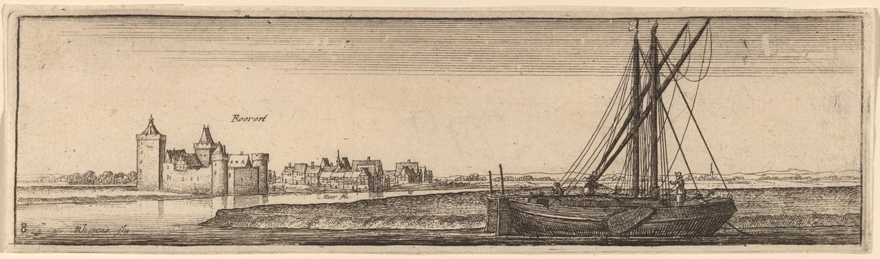 Roerort, c. 1632. tekijältä Wenceslaus Hollar
