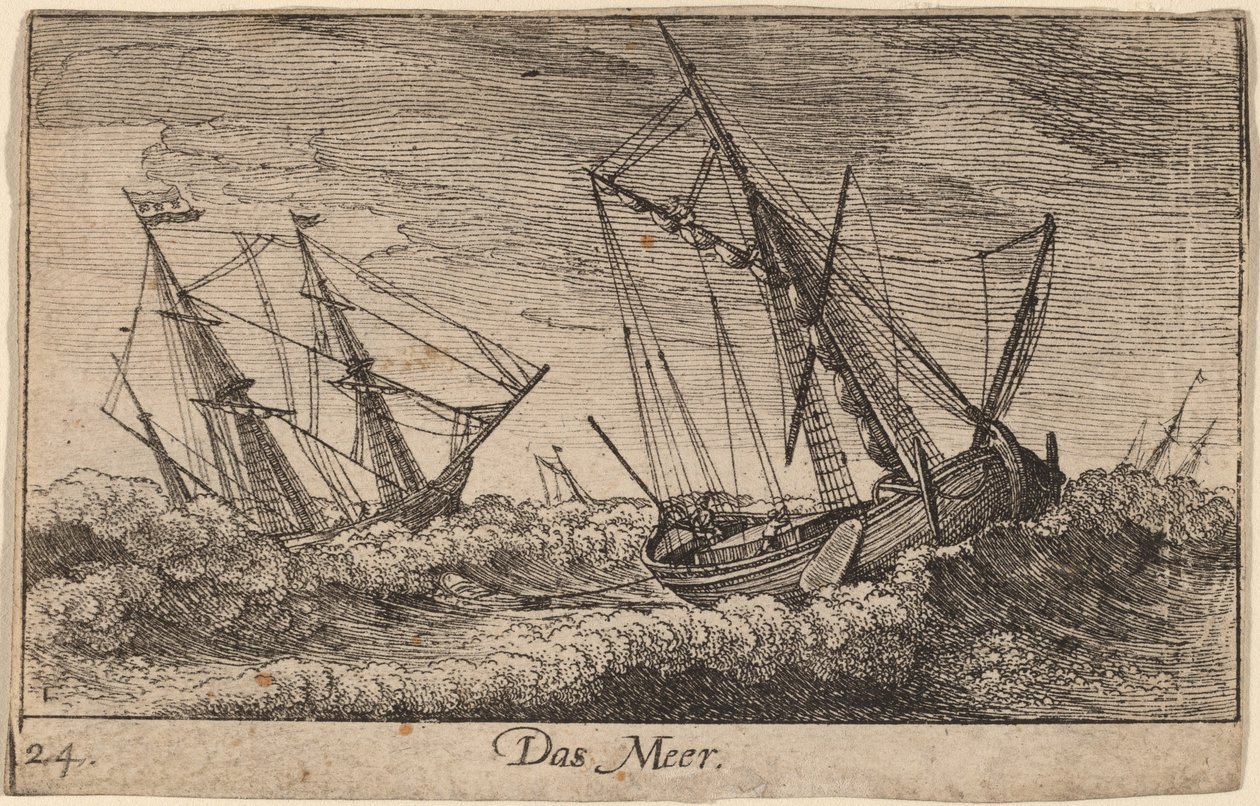 Merimaisema tekijältä Wenceslaus Hollar