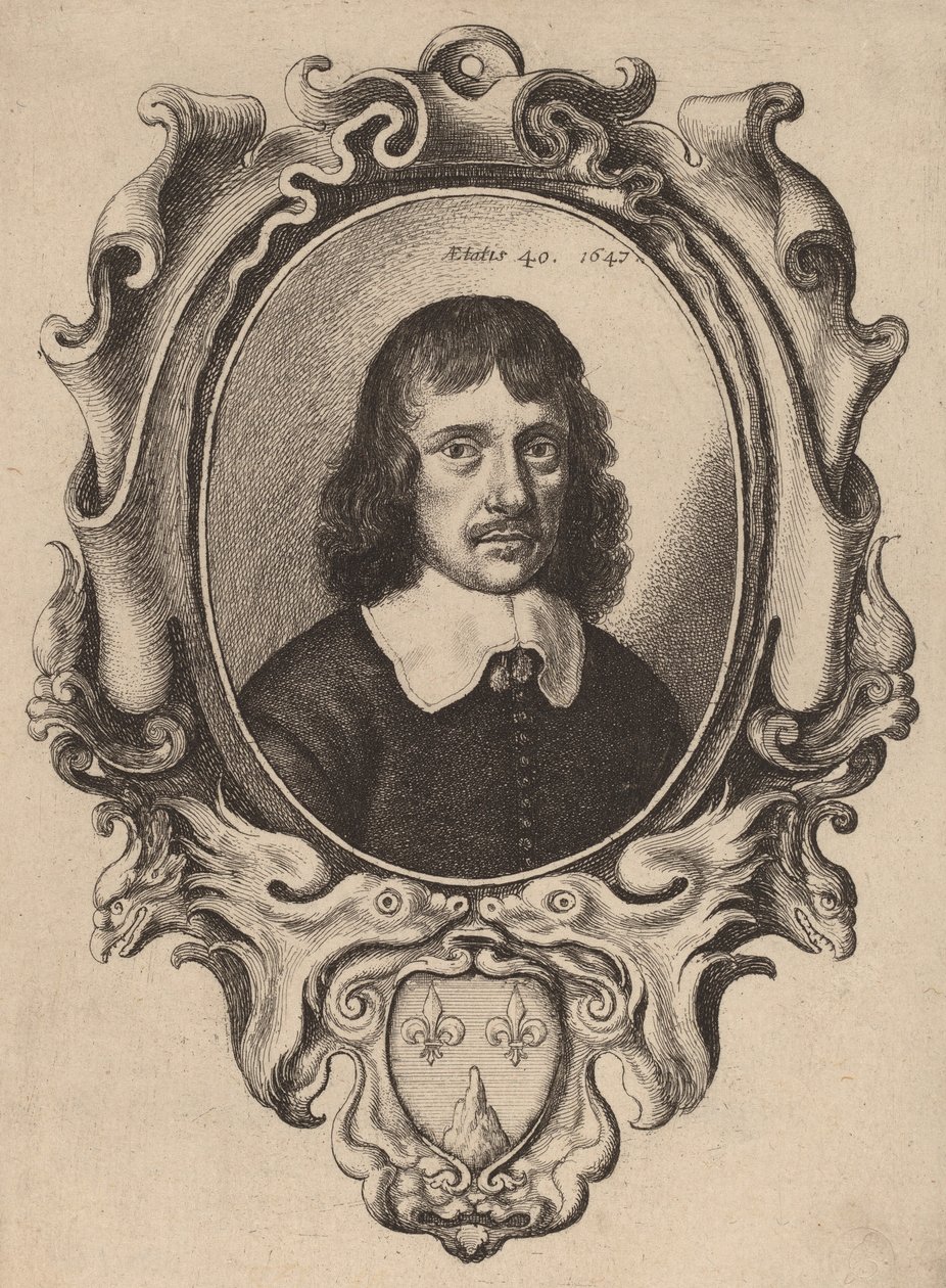 Omakuva, 1647. tekijältä Wenceslaus Hollar
