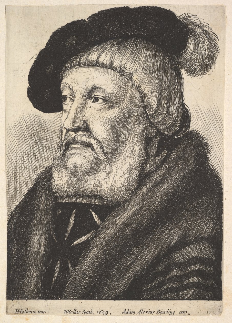 Sir William Butts, 1649. tekijältä Wenceslaus Hollar