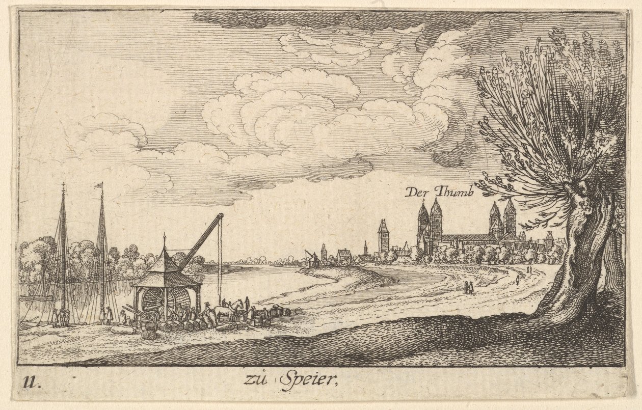 Speyer, 1635. tekijältä Wenceslaus Hollar