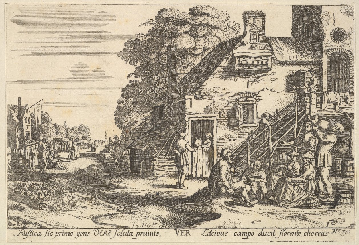 Kevät, 1629. tekijältä Wenceslaus Hollar