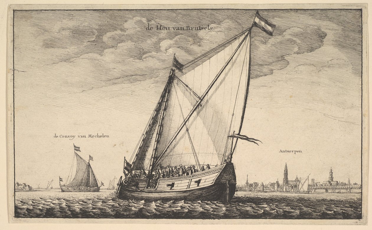 Brysselin paketti, 1625-77. tekijältä Wenceslaus Hollar