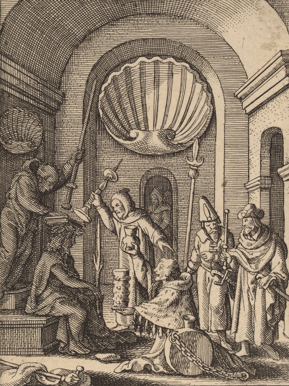 Pilkkaaminen. tekijältä Wenceslaus Hollar