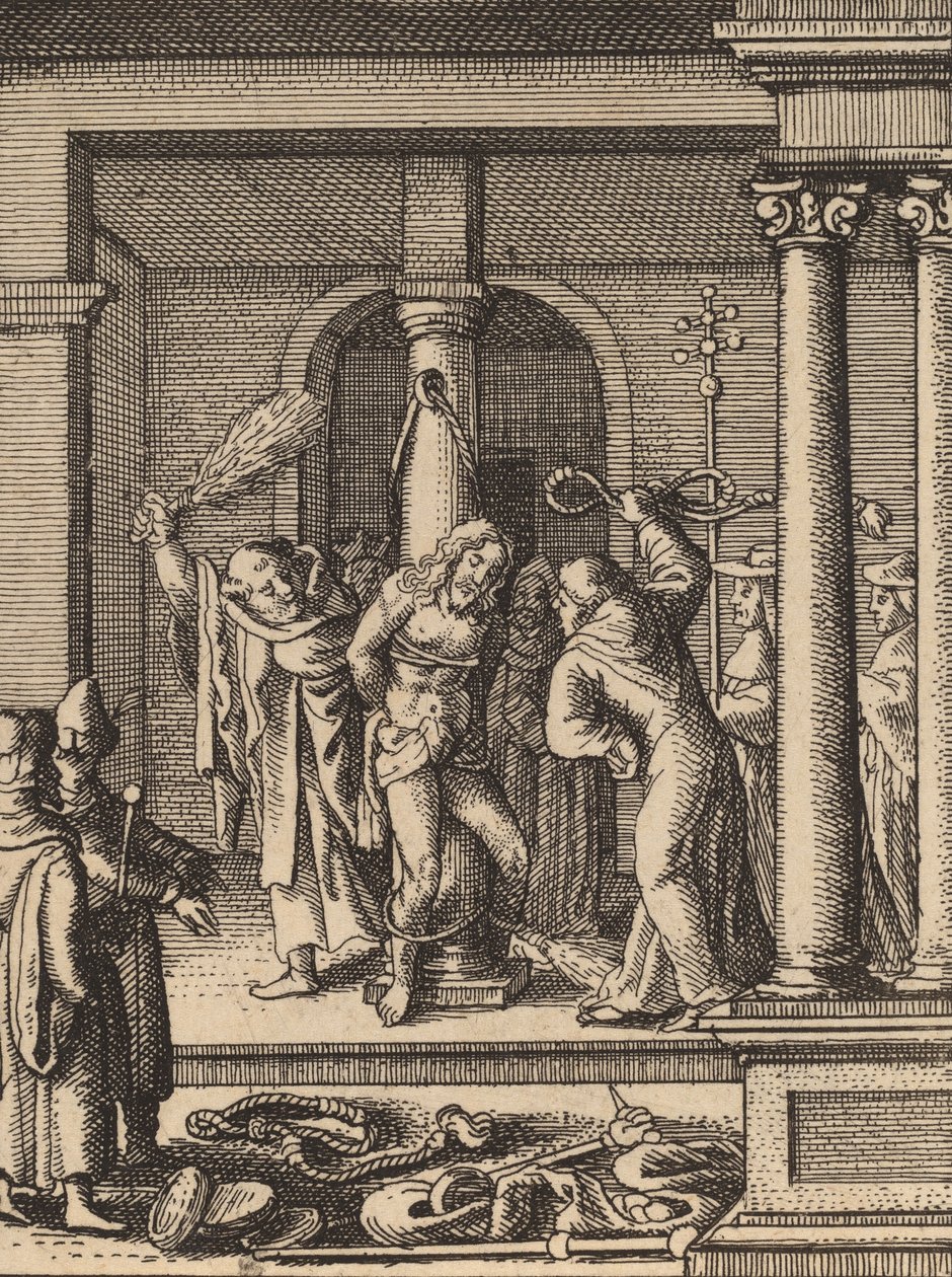 The Scourging. tekijältä Wenceslaus Hollar