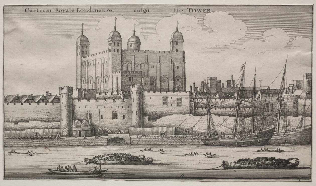 Tower, Lontoo. tekijältä Wenceslaus Hollar
