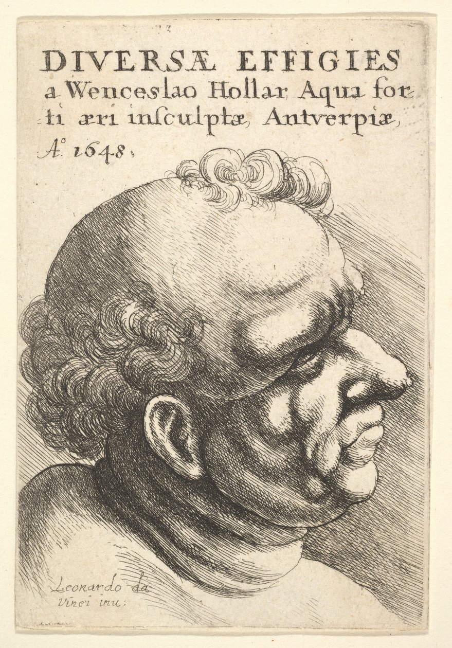 Nimilehti, Erilaisia ​​muotokuvia, 1648 tekijältä Wenceslaus Hollar