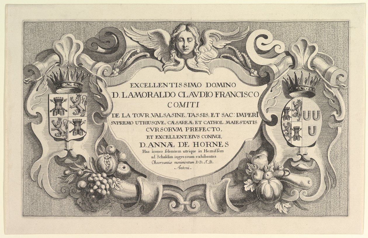 Nimitys Hemissemiin, 1625-77. tekijältä Wenceslaus Hollar