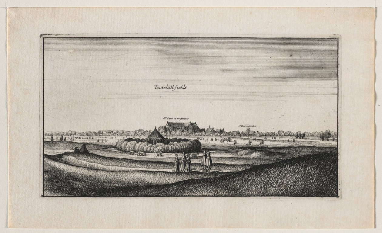 Tothill Fields. tekijältä Wenceslaus Hollar