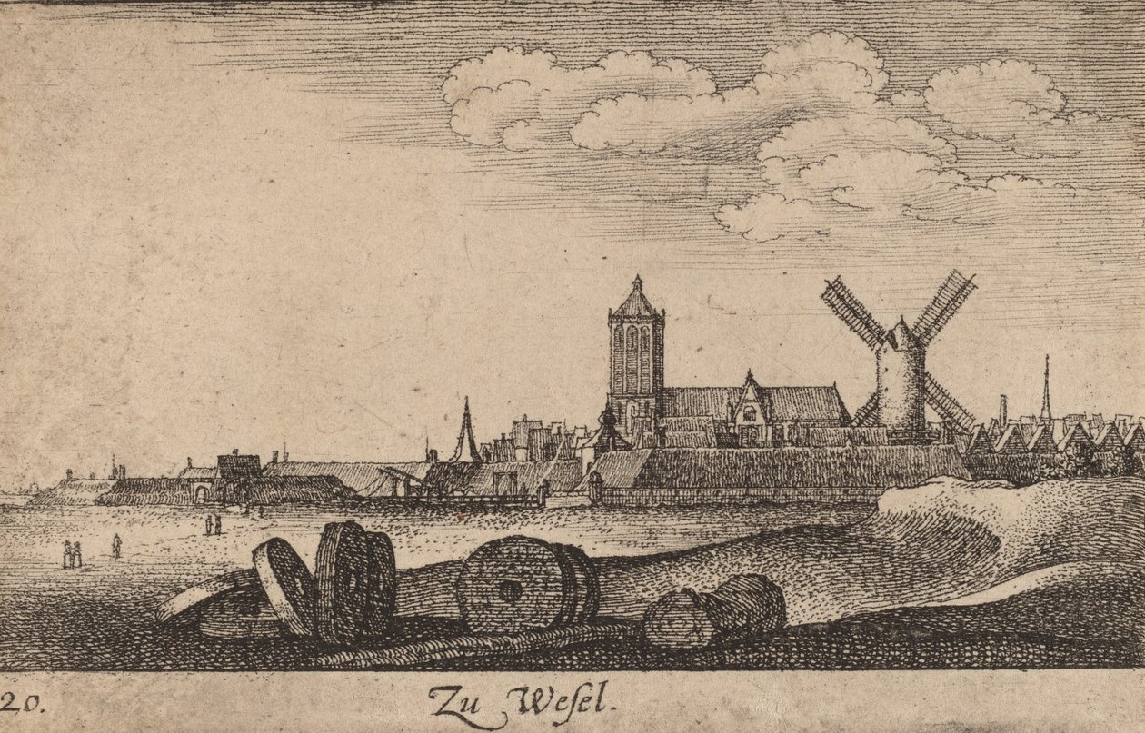 Wesel, 1635. tekijältä Wenceslaus Hollar