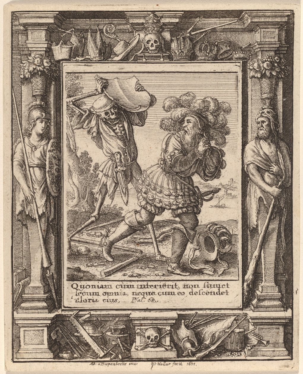 Kreivi tekijältä Wenceslaus Hollar after Hans Holbein the Younger after Abraham van Diepenbeeck