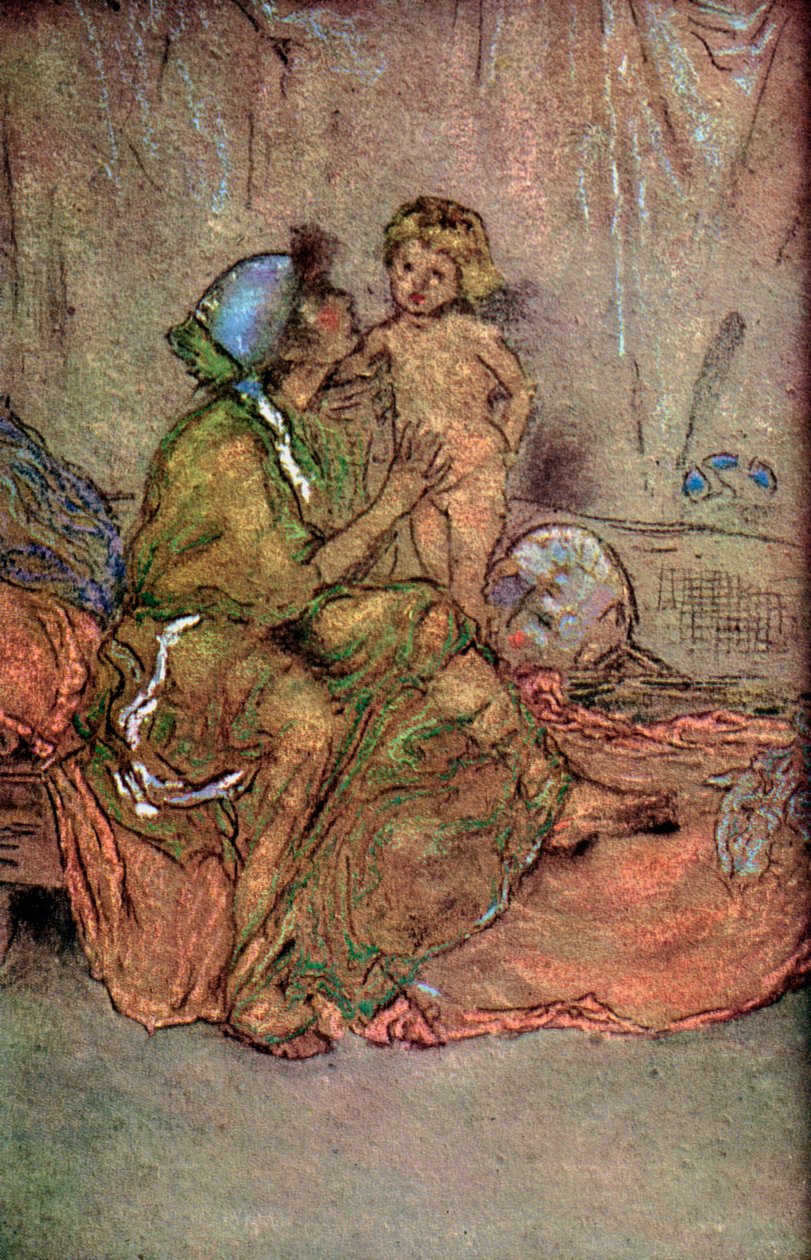 Äiti ja lapsi, 1925. tekijältä Whistler