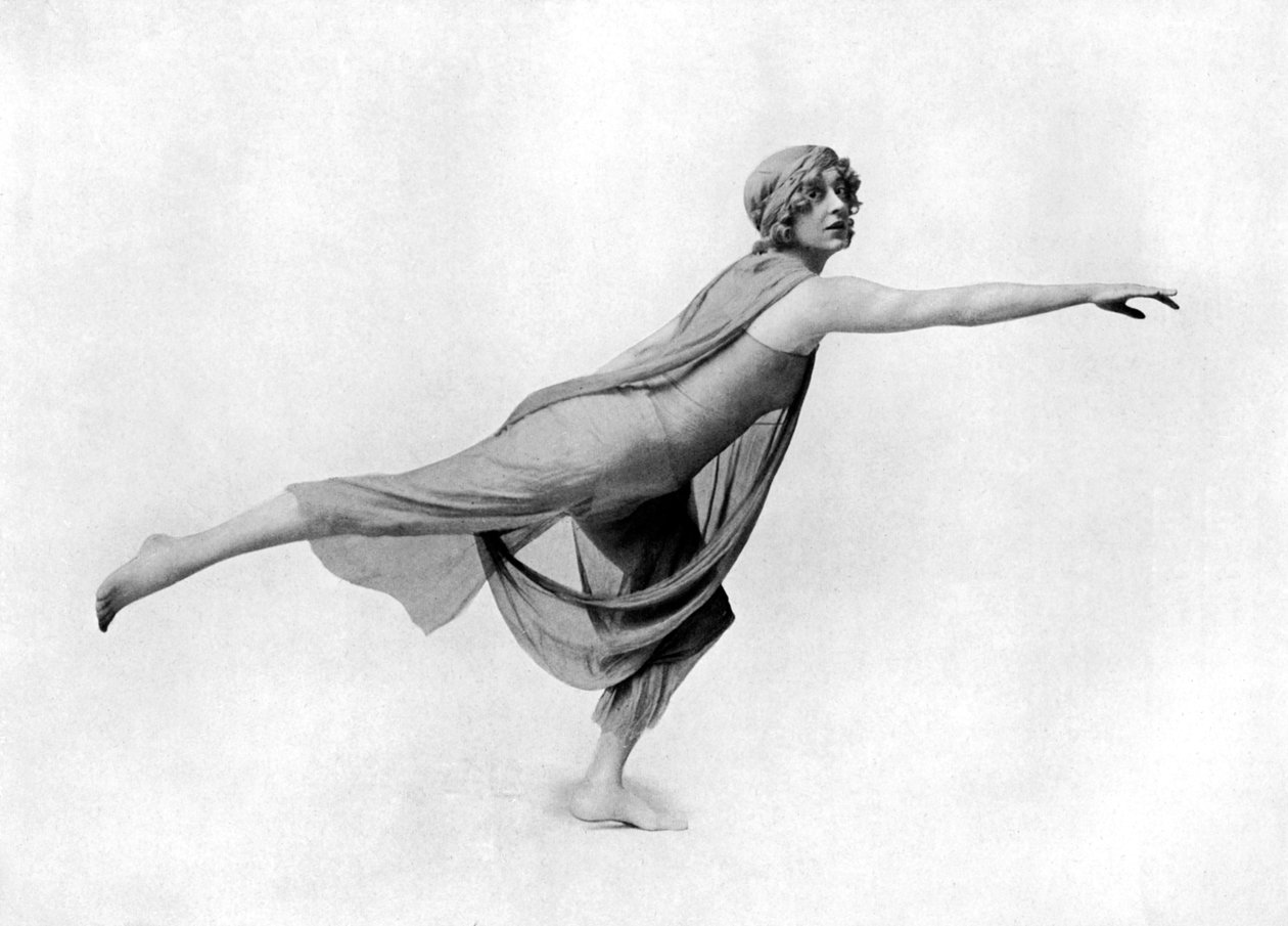 "Barefooted Dancing After The Greek Style", vuodelta 1913 tekijältä White Studios