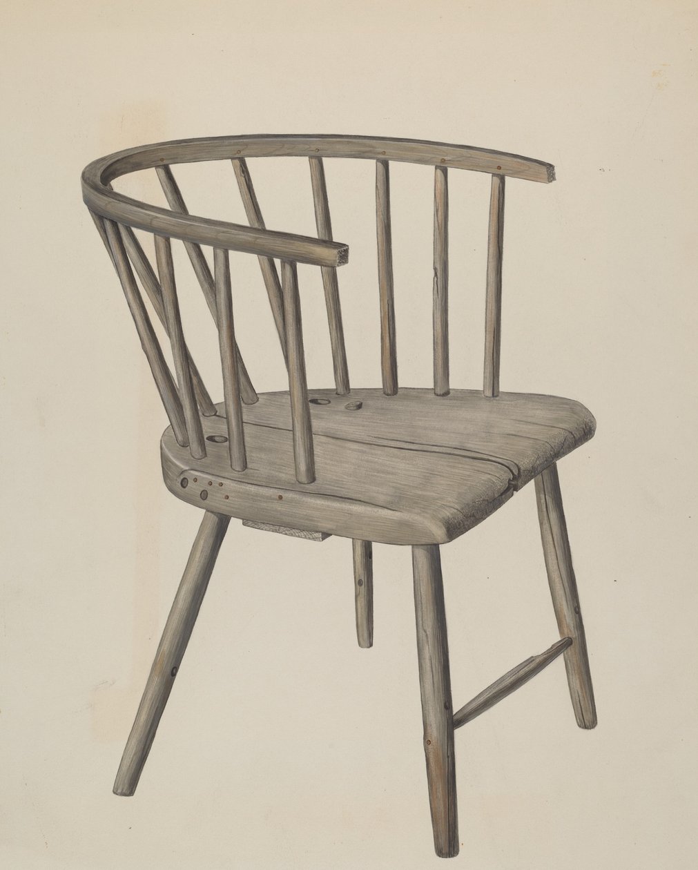 Käsintehty nojatuoli, c. 1937. tekijältä Wilbur M Rice