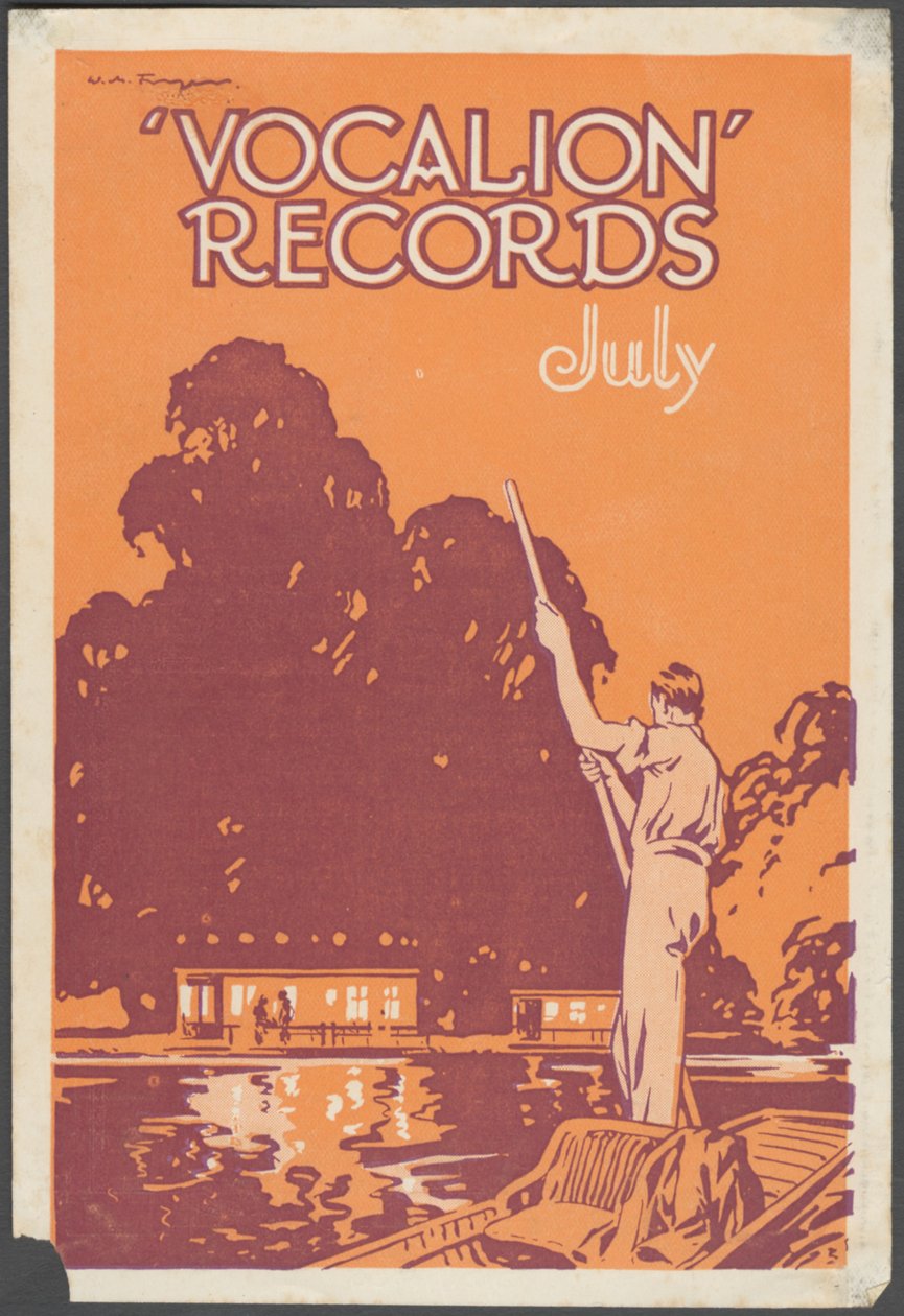 Vocalion Records Bulletin, 1920-luku tekijältä Wilfred Fryer