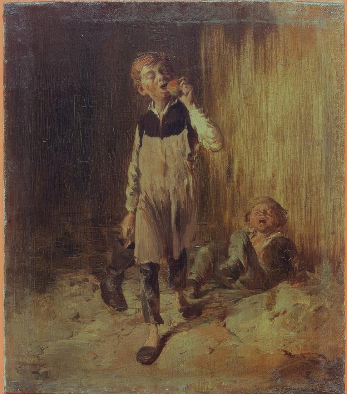W.Busch, Schusterjungen nach Balgerei tekijältä Wilhelm Busch