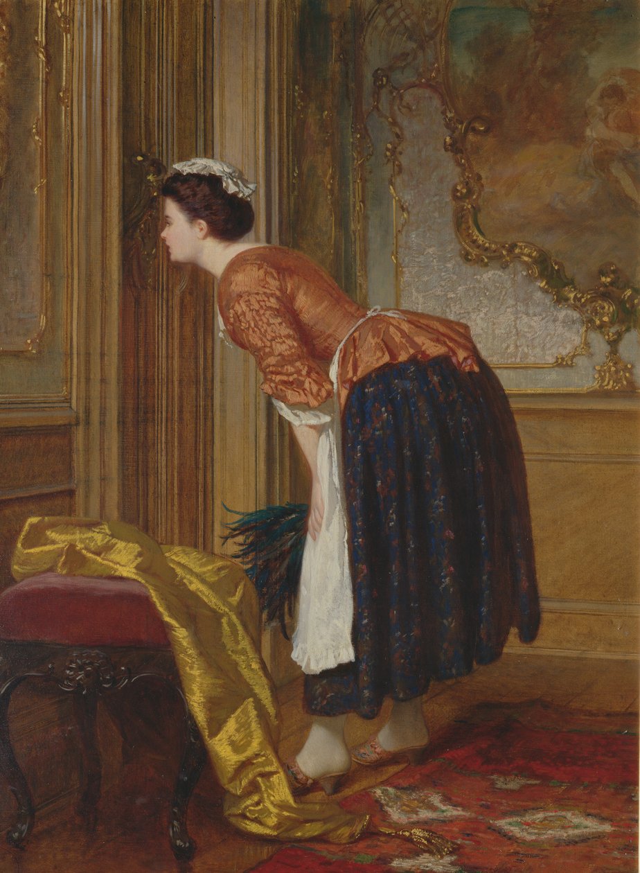Utelias piika tekijältä Wilhelm Amberg