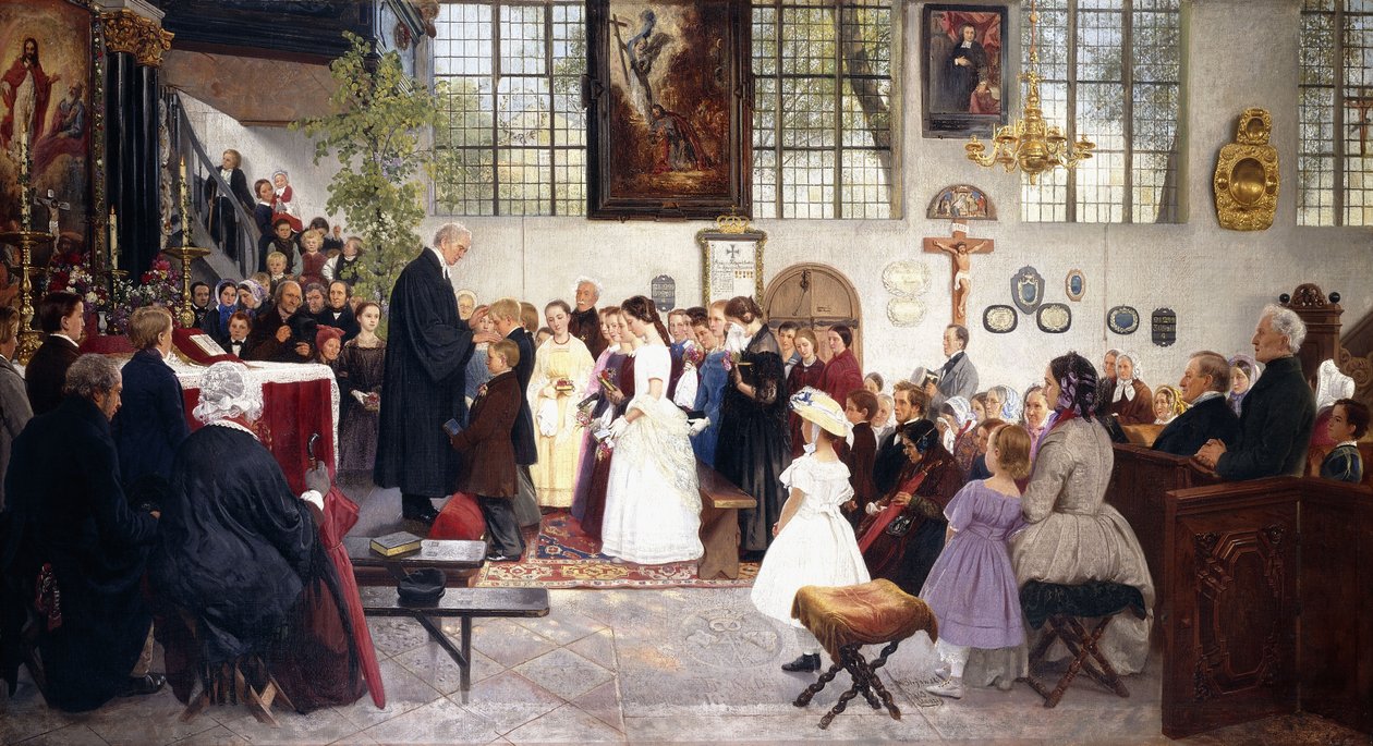 Konfirmaatio, 1863 tekijältä Wilhelm August Stryowski
