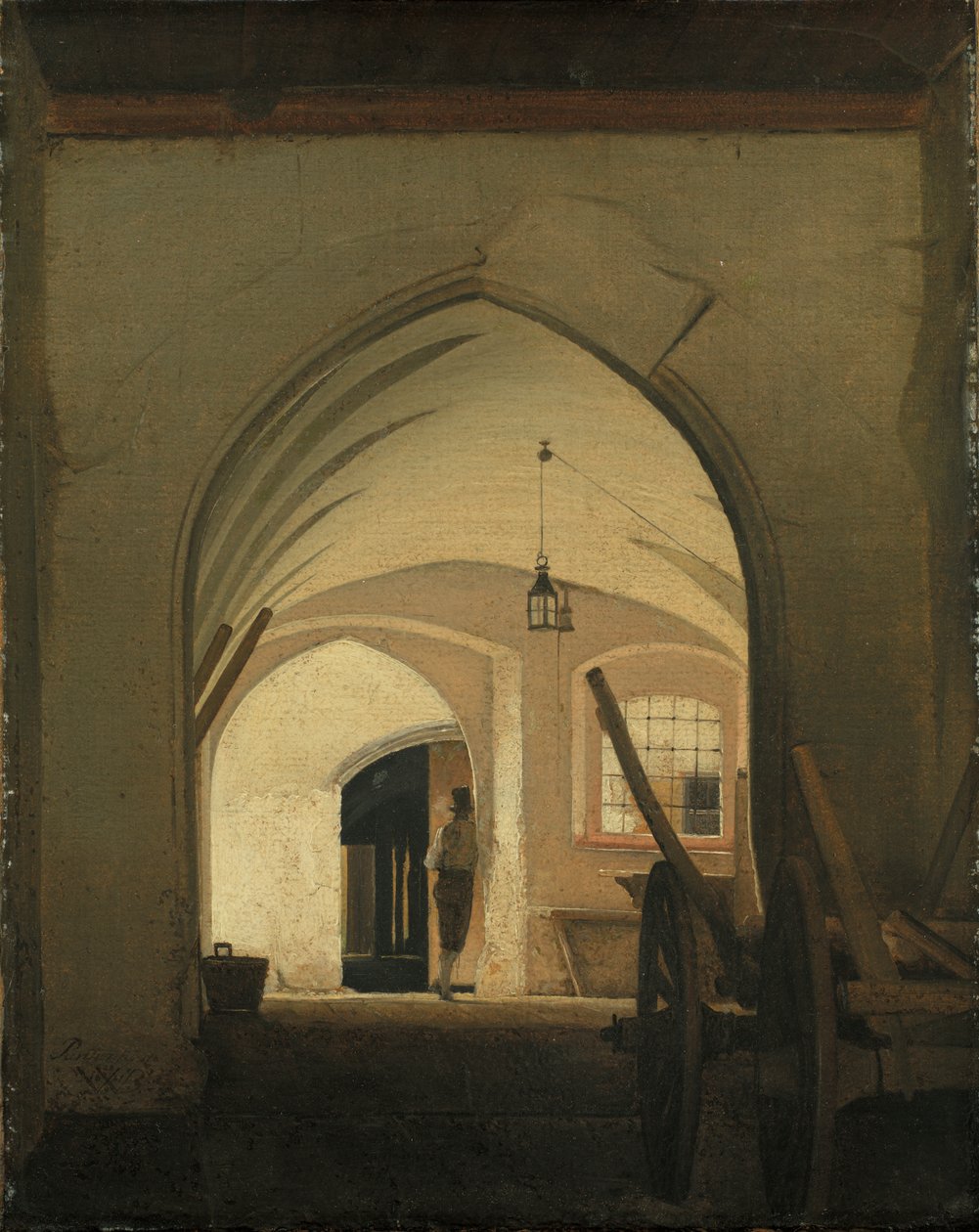 A Coach House, Partenkirchen tekijältä Wilhelm Ferdinand Bendz