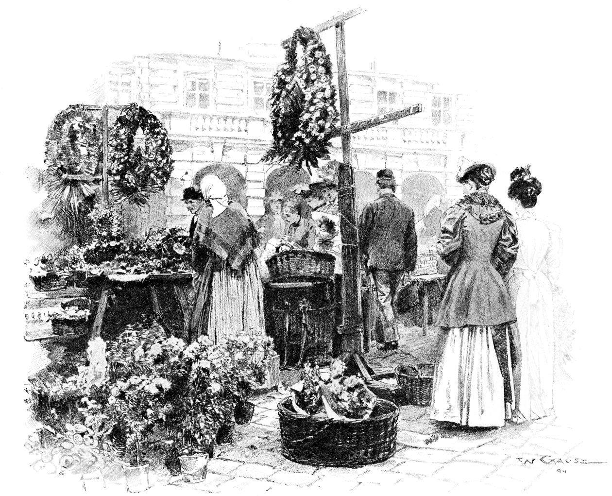 Kukkatori, 1901. tekijältä Wilhelm Gause