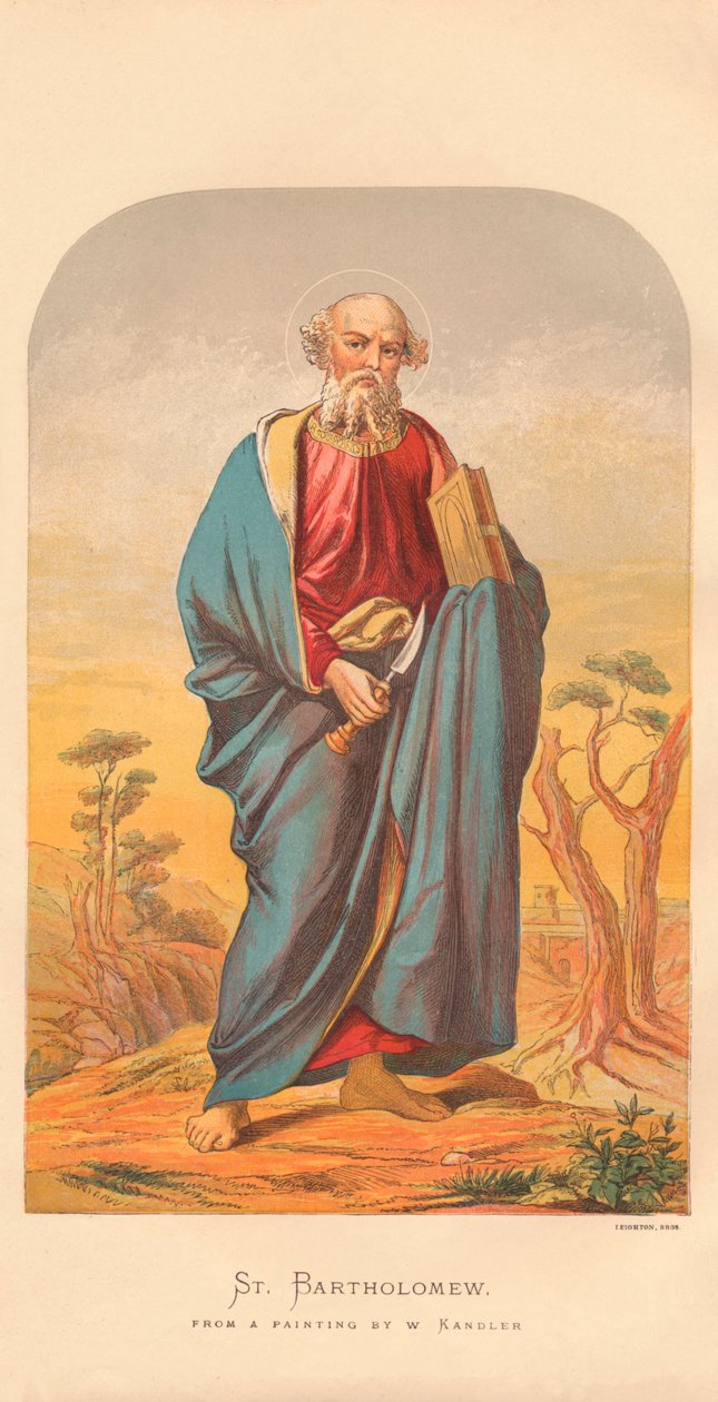 St Bartholomew, 1800-luvun puolivälissä. tekijältä Wilhelm Kandler
