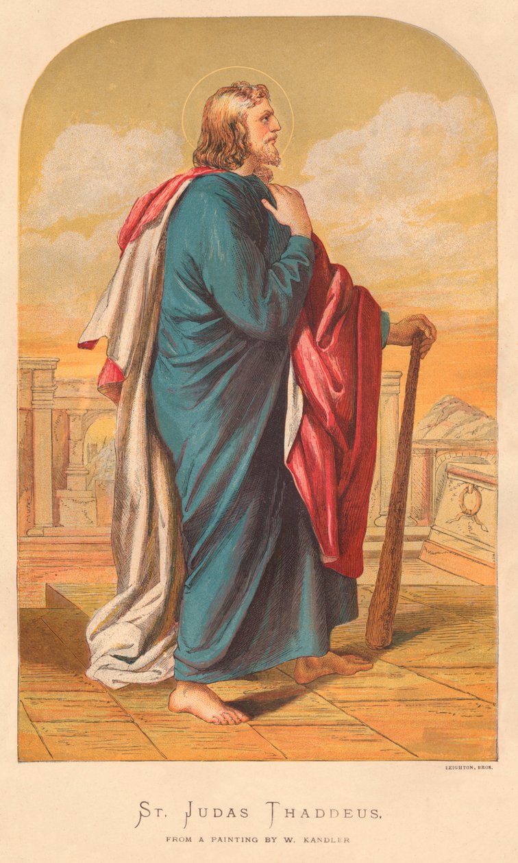 Pyhä Juudas Tadeus, 1800-luvun puoliväli. tekijältä Wilhelm Kandler