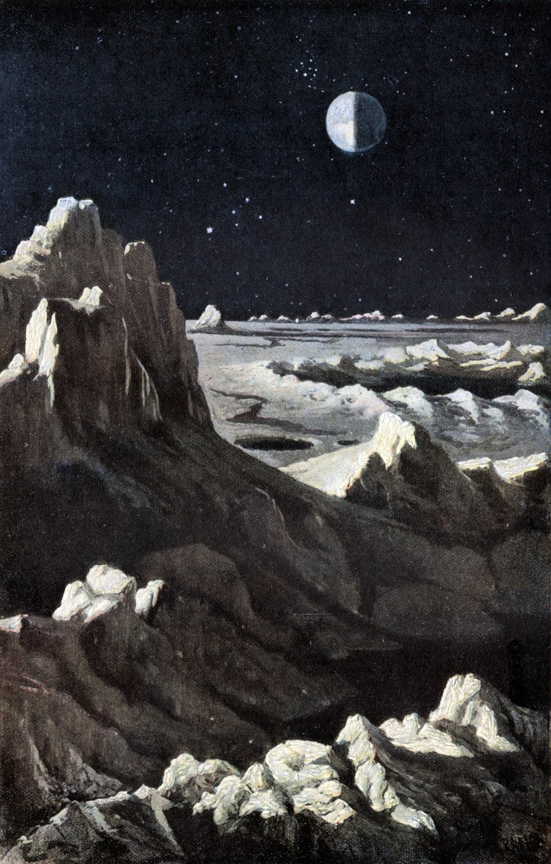 Kuumaisema, n. 1880 (kaiverrus) tekijältä Wilhelm Kranz