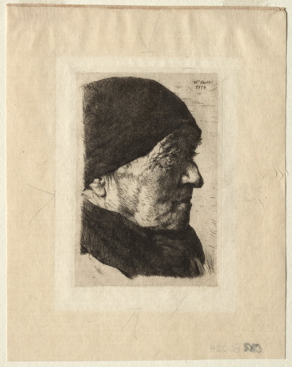 Talonpojan päällikkö, 1874. tekijältä Wilhelm Maria Hubertus Leibl