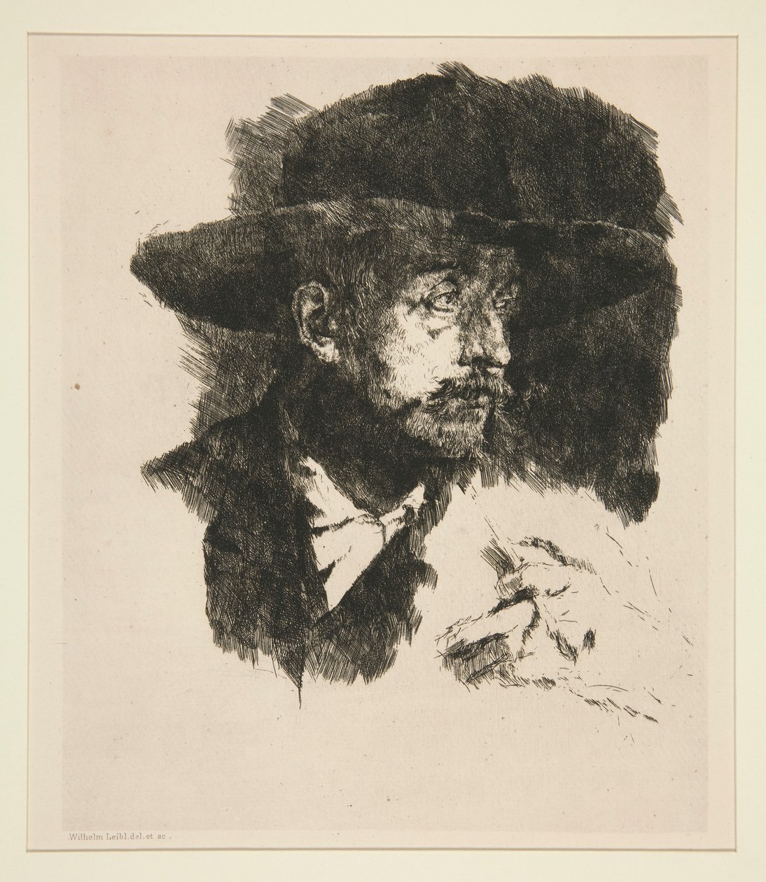 Tupakoitsija tekijältä Wilhelm Maria Hubertus Leibl