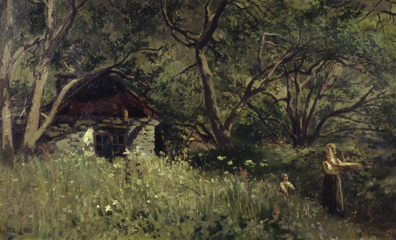 Kesäleivonta (öljy kankaalle) tekijältä Wilhelm Peters