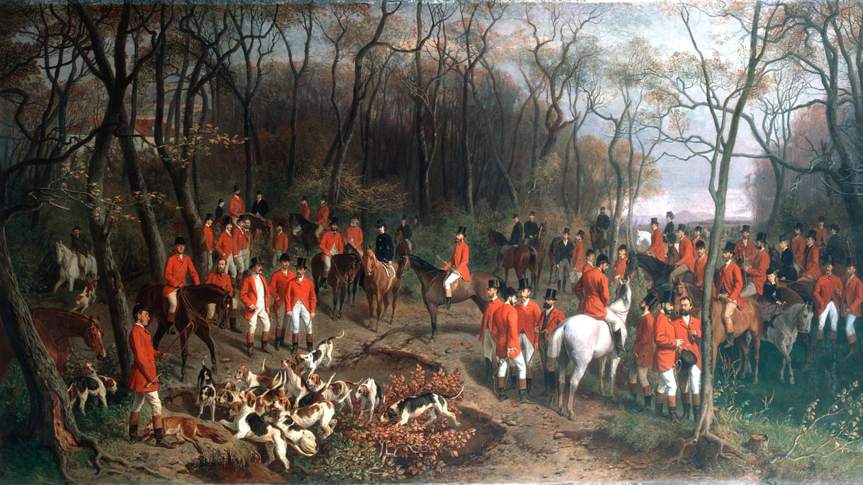 Elizabeth at the Hunt, 1800-luvun lopulla tekijältä Wilhelm Richter