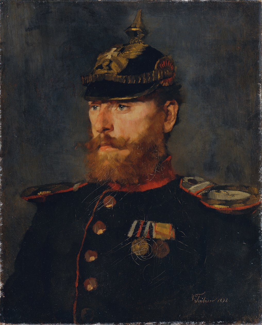 Landwehrin upseeri tekijältä Wilhelm Trübner