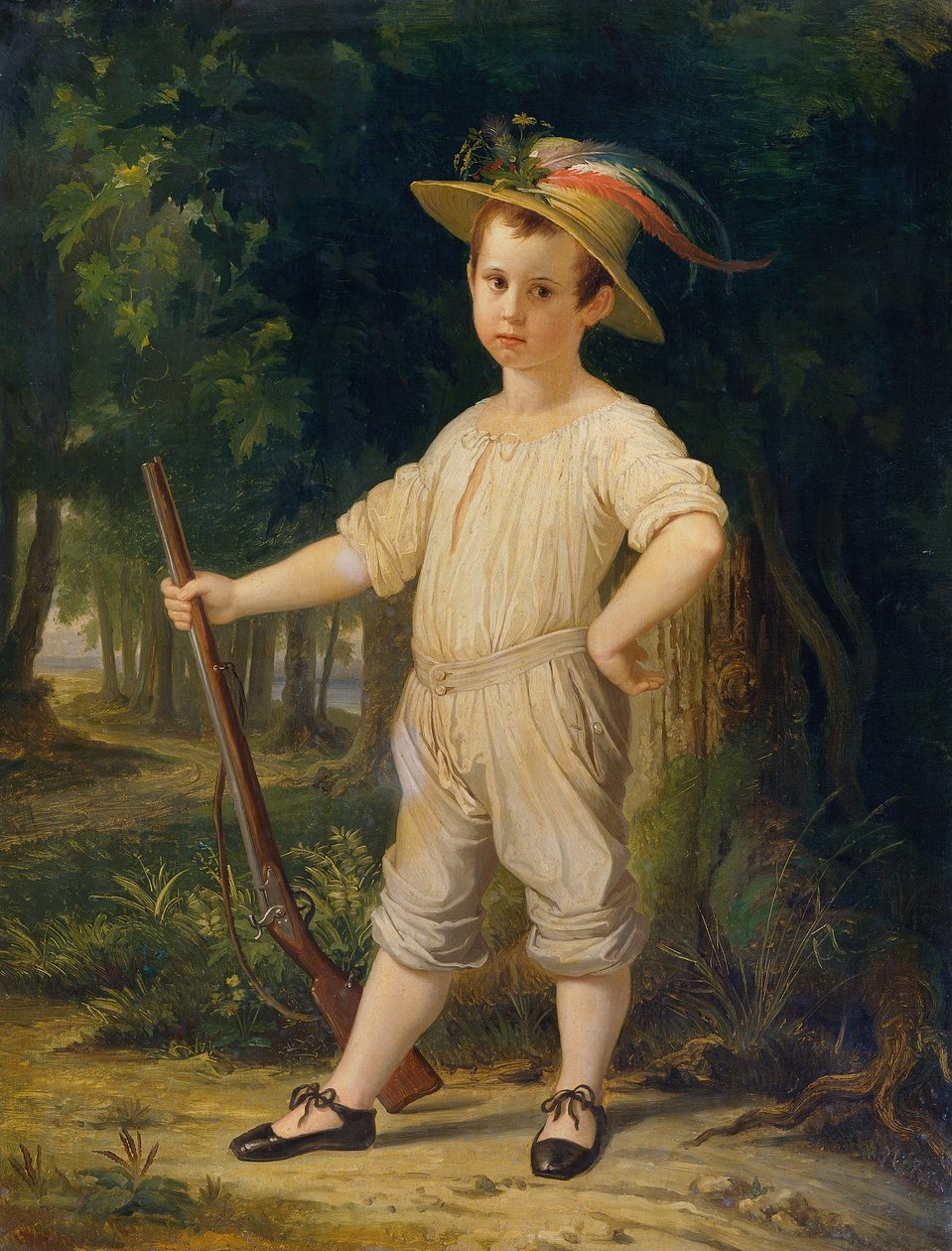 Pikku maanviljelijä (The Little Hunter) tekijältä Wilhelm von Kaulbach