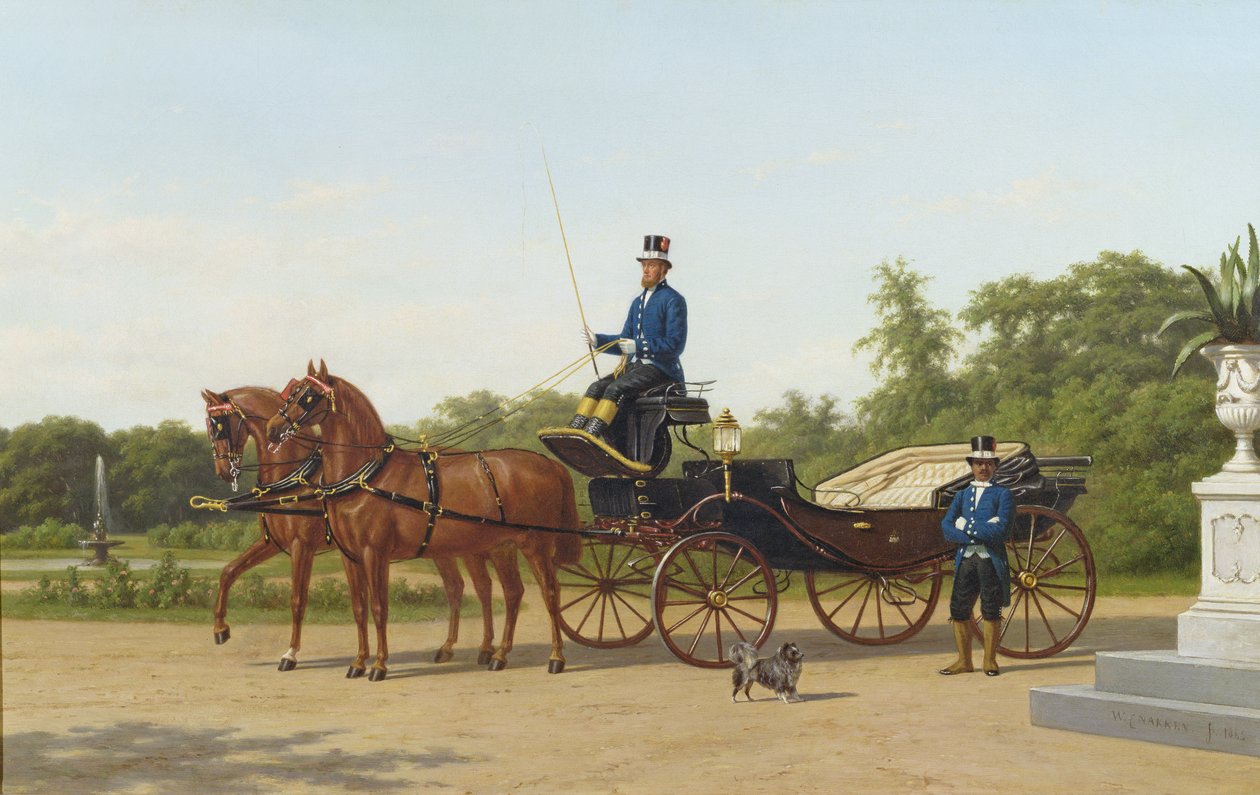Odottava vaunu, 1865 tekijältä Willem Carel Nakken