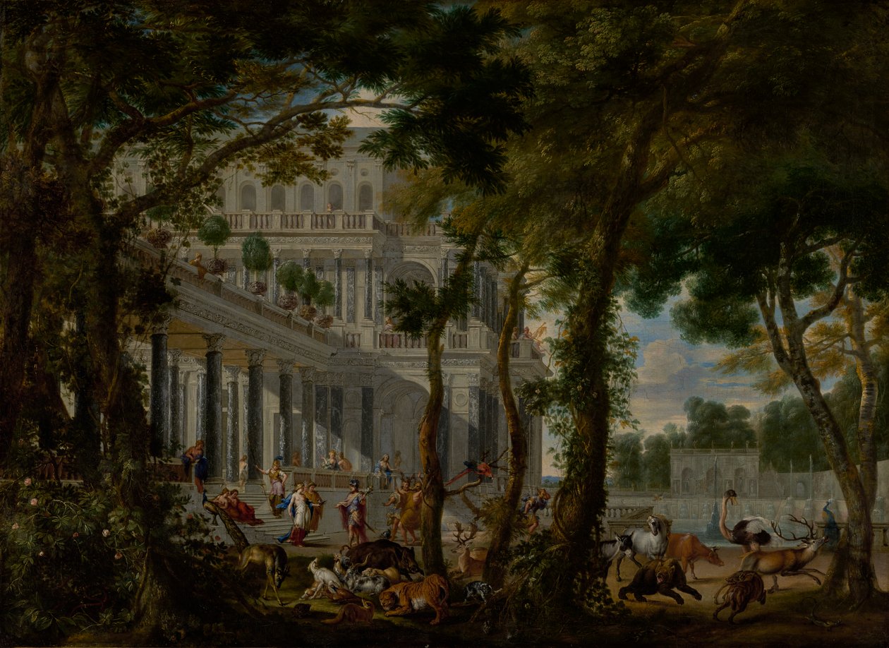 Odysseus Circen palatsissa tekijältä Willem Schubart von Ehrenberg