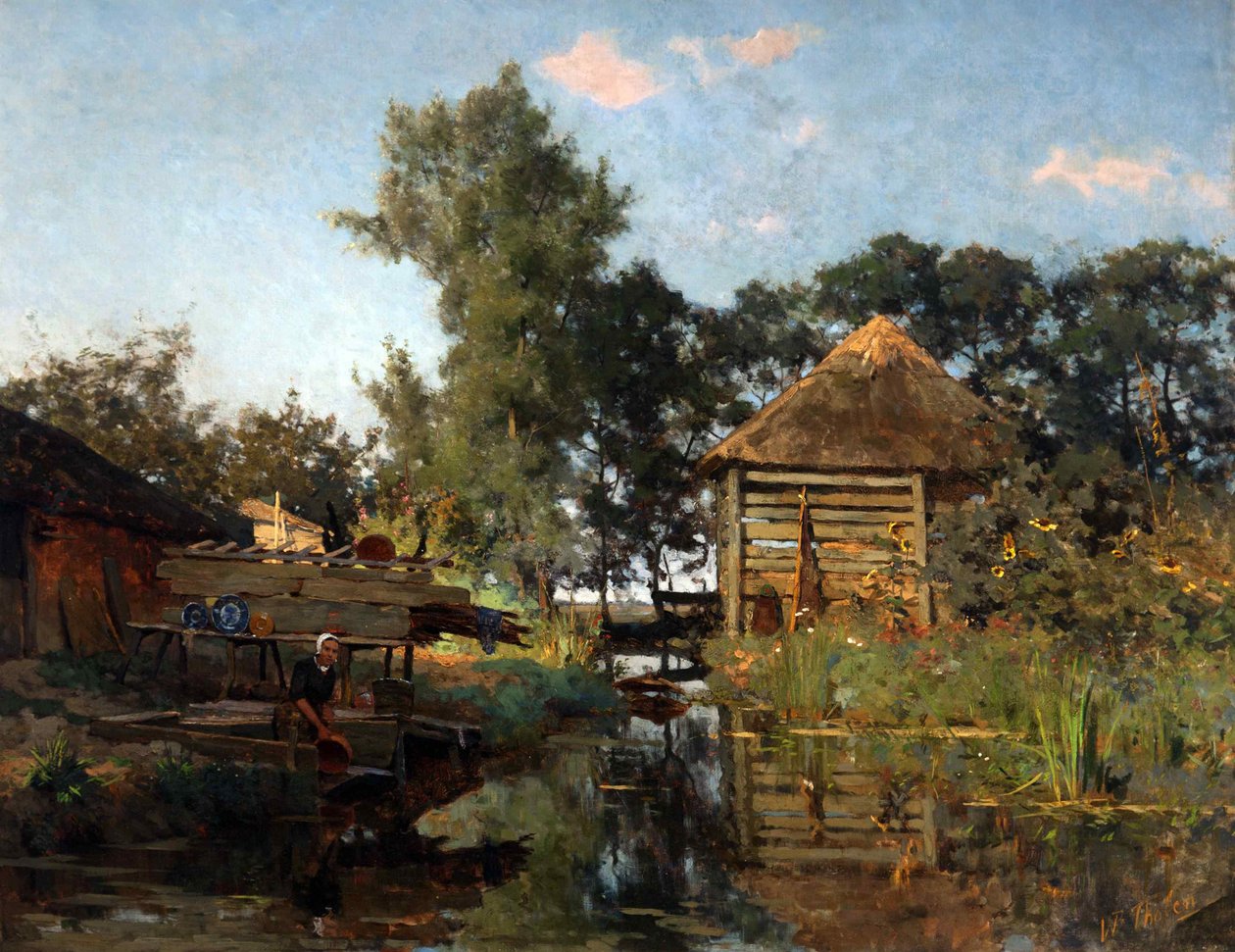 Pesukone, 1880-1885. tekijältä Willem Bastiaan Tholen