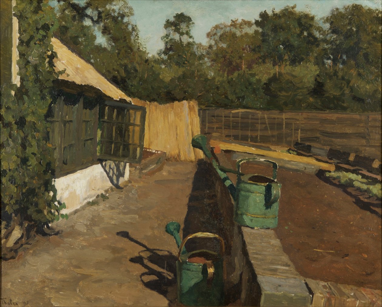 Kasvispuutarha Ewijkshoevessa, 1895. tekijältä Willem Bastiaan Tholen