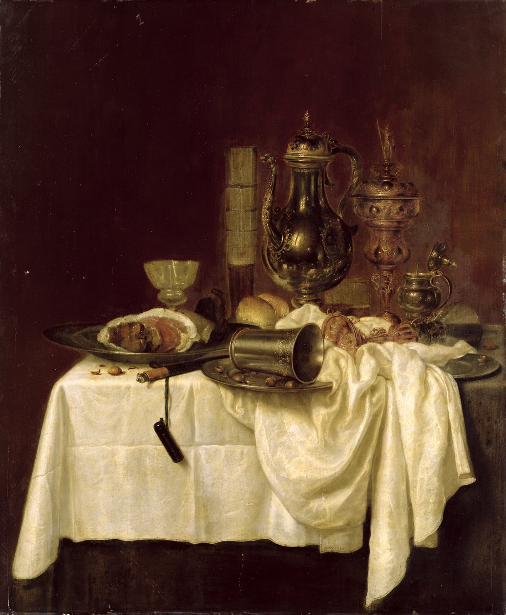 Asetelma, 1638 tekijältä Willem Claesz. Heda