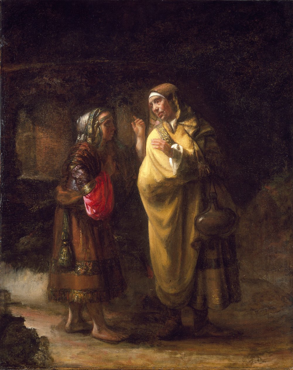Ruth ja Noomi, 1600-luku tekijältä Willem Drost