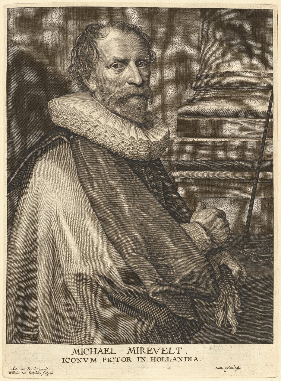Michel Miereveld tekijältä Willem Jacobsz Delff after Sir Anthony van Dyck