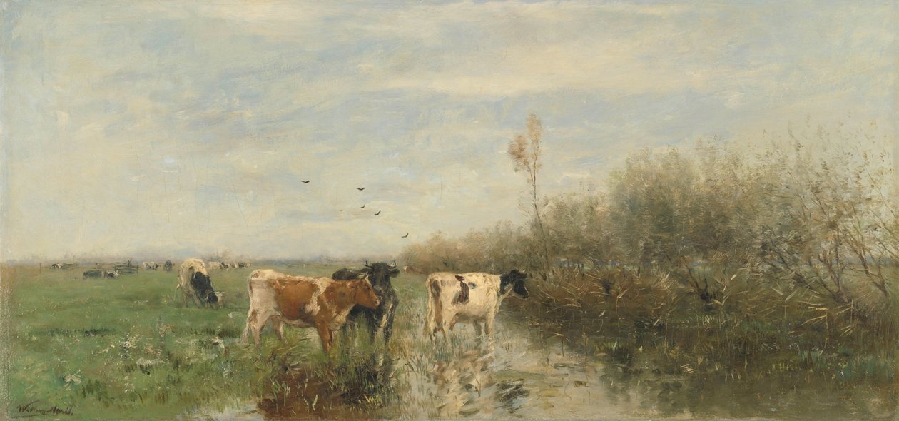 Lehmät märällä niityllä tekijältä Willem Maris