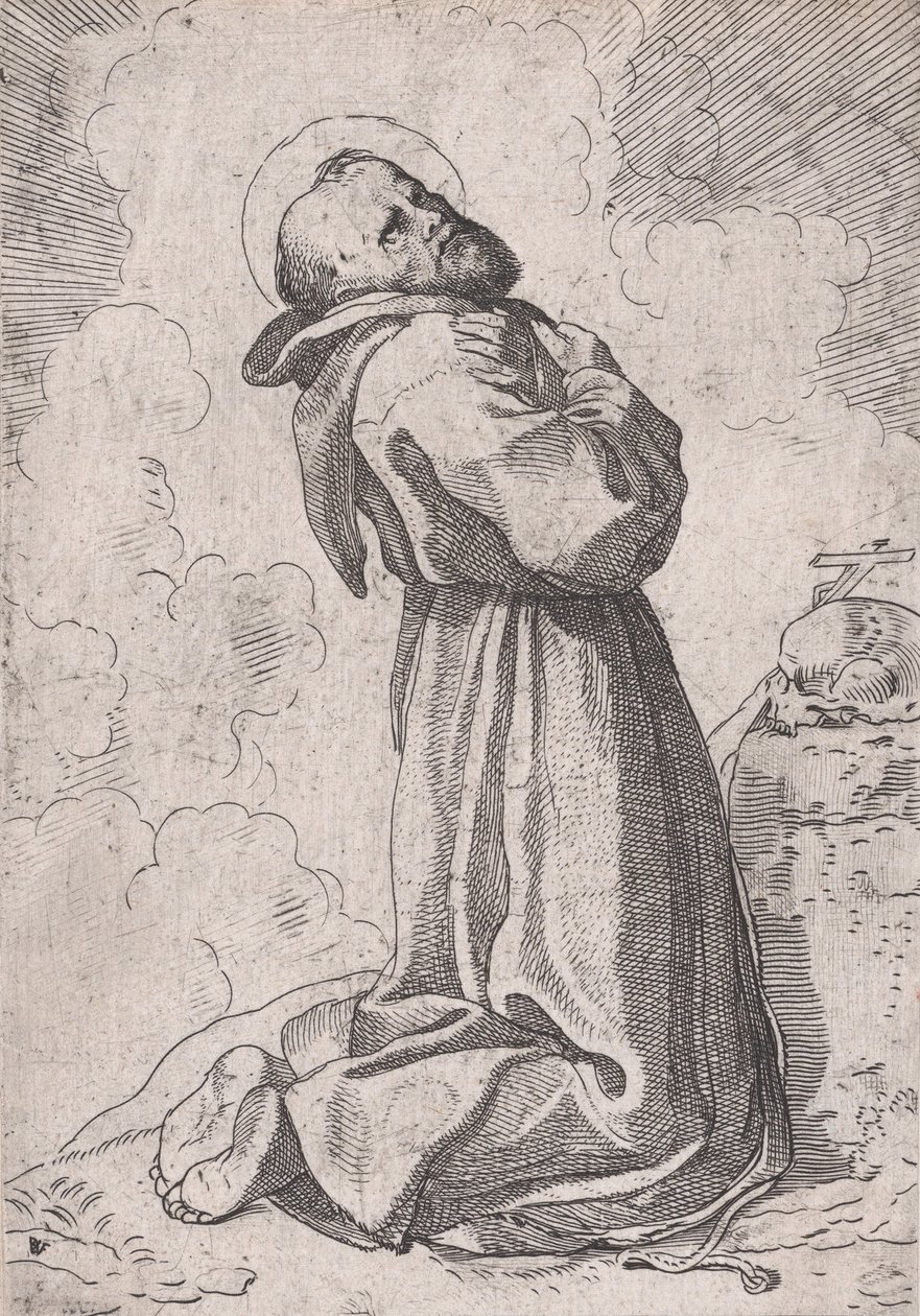 Sant Francesc, ca. 1612-13. finlandès tekijältä Willem Pietersz. Buytewech